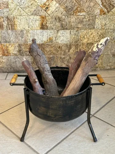 Lareira Portátil à Lenha para Jardim
