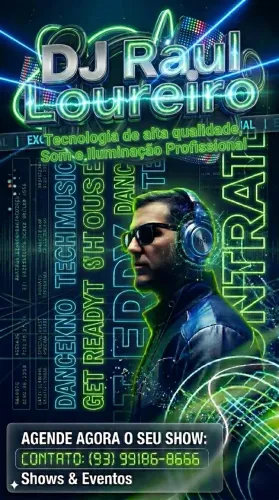 Dj Raul Loureiro aluguel de som e Iluminação profissional 