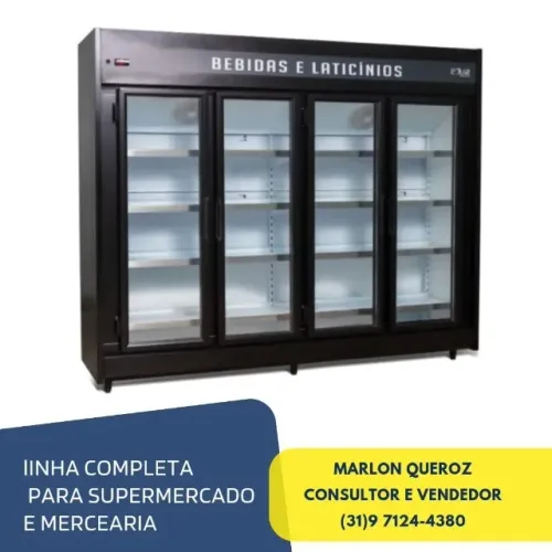 Freezer Auto Serviço 4 Portas Polar