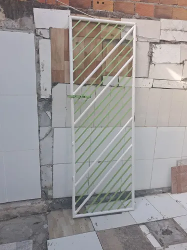 Portão de ferro galvanizado