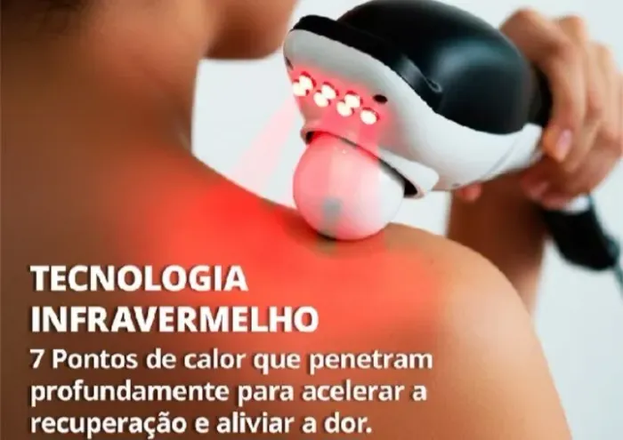 Massageador com infra-vermelho