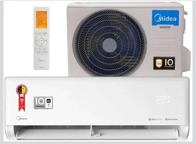 Ar Condicionado Split Inverter Midea AI Ecomaster 24000 BTUs Quente e Frio 220V