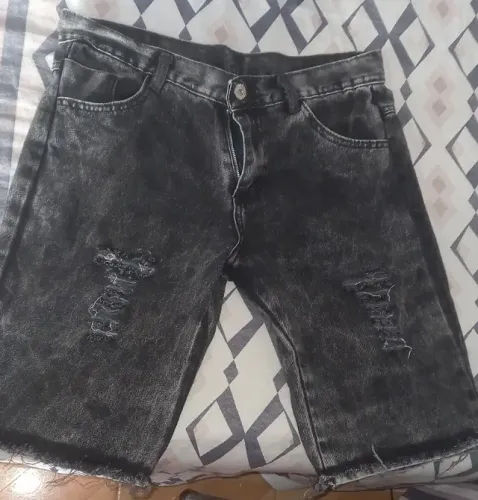 Bermuda Jeans Escuro Nova