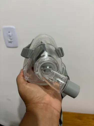 CPAP noturno + máscara oronasal