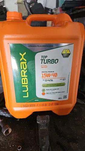 Oleo lubrax 15w40 20 litros lacrado