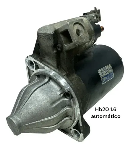 Motor Arranque Partida Hyundai Hb20 1.6 Automático