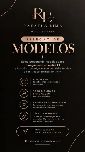Alongamento de unhas - nail designer