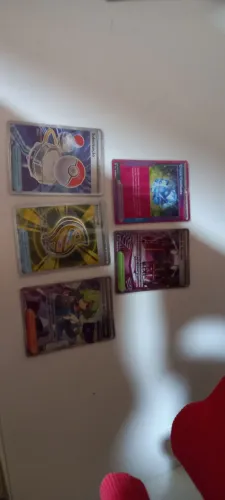 Carta pokemon 5 treinadores ultra raras originais