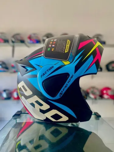 Promoção de Capacete Pro Tork Robocop Articulado V-Pro Jet