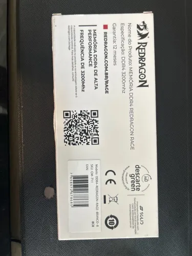Memória RAM DDR 4 lacrada