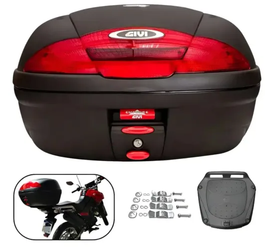 > Baú Givi 45 Litros - Usado Com Chave e Base<br>