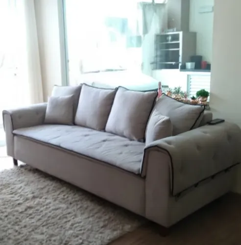 Sofa Moderno Cinza