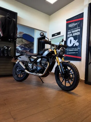 Triumph Scrambler 400X | Apenas 1700kms rodados!!!