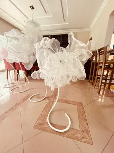Flor Gigante Grande Organza