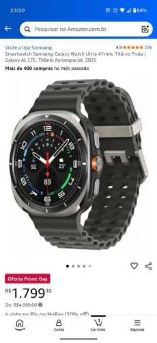 Smartwatch Samsung Galaxy Ultra 47mm Novo Lacrado