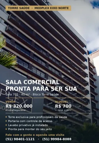 Sala Comercial pronta para ser sua