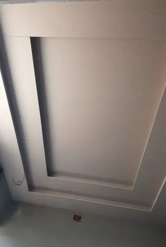 Rebaixo de teto com gesso drywall