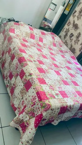 Cama Box Casal com Colchão de Espuma