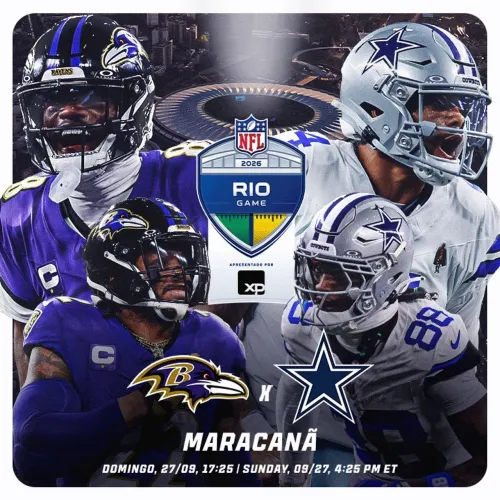 NFL Rio Game 2026: Baltimore Ravens vs. Dallas Cowboy