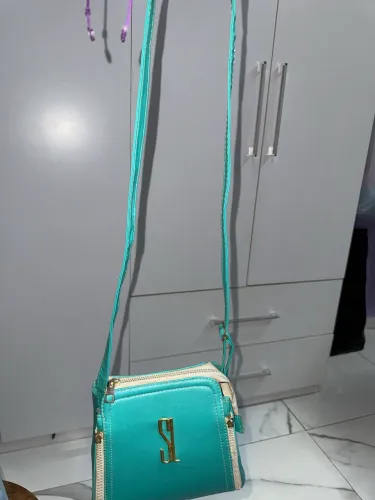 Bolsa verde água