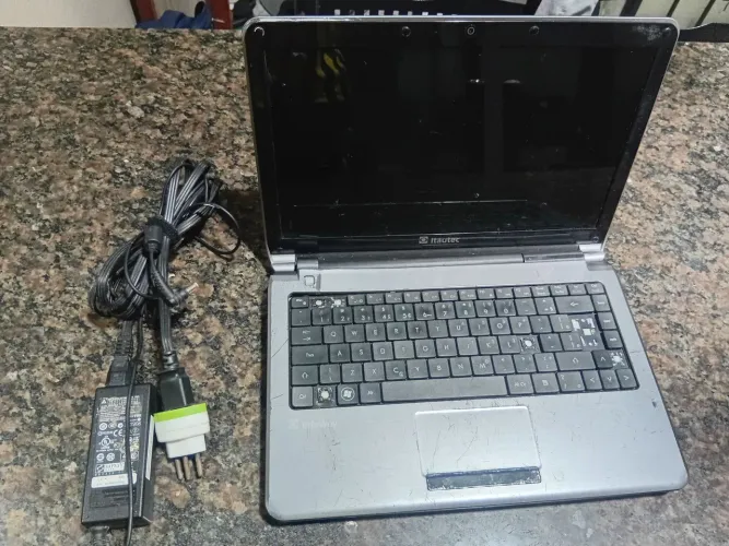Notebook para retira peças