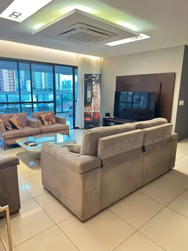 Magnífico Apartamento no Le Parc - 170m² - 4 Suítes - Reformado - 3 Vagas
