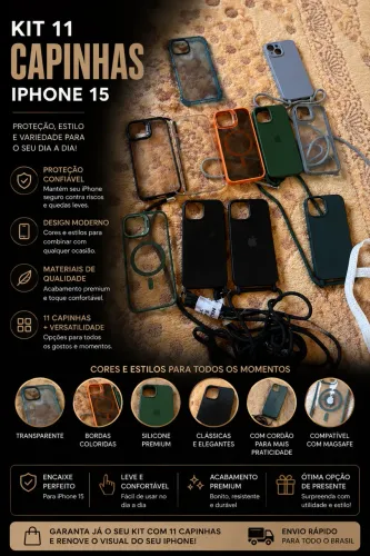Capinha iPhone 15