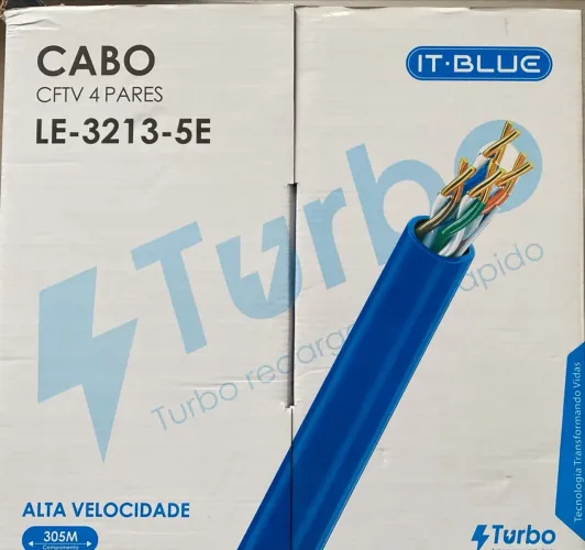 Cabo CFTV 4 Pares CAT5e LE-3213-5E
