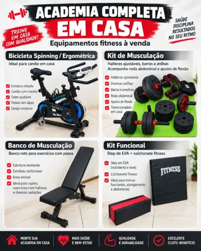 Equipamentos de Treino em casa