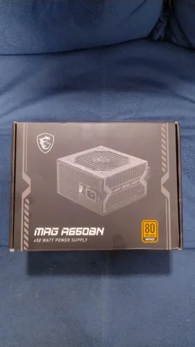 Fonte MSI 650 MAG 80 plus