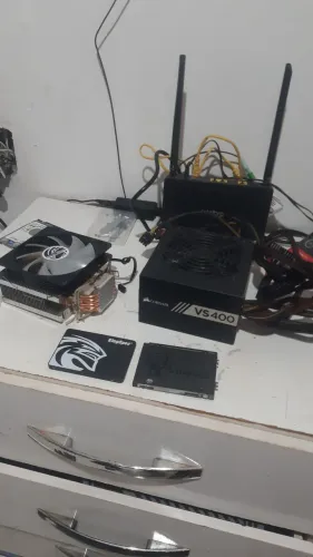 Air Cooler RGB 120MM + 2 SSD SATA 240GB + Fonte Corsair VS400 400W