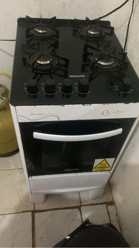 Fogão 4 bocas vidro