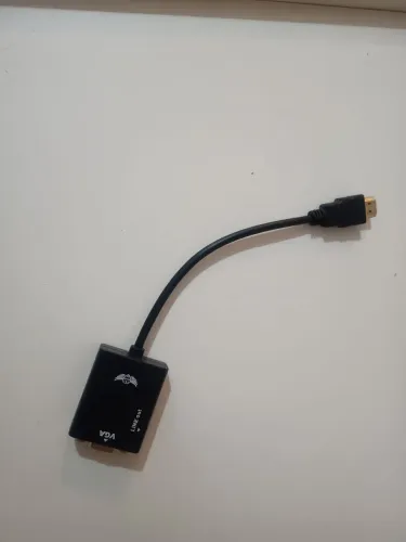 ?Adaptador Conversor VGA Para HDMI Com Saída De Áudio Line Out