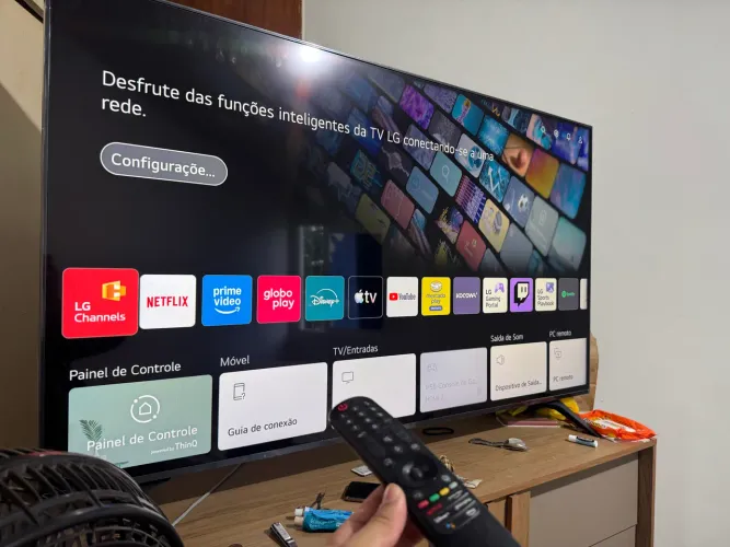 Tv lg 65 em caixa