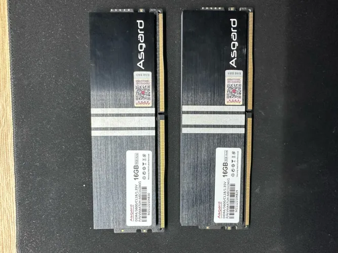 Memórias ram 32gb 3600 RGB (2x16) Asgard DDR4