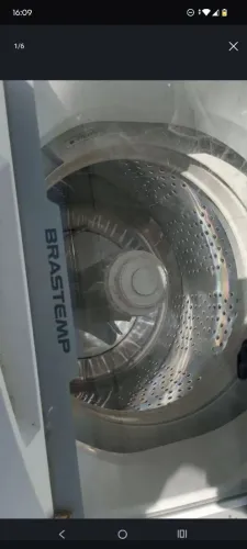 Máquina Brastemp 10 kilos funcionando 