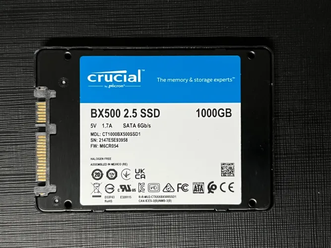 SSD Crucial 1TB BX500