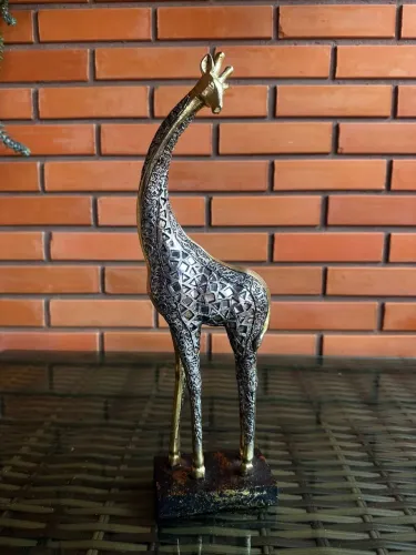 Estátua girafa decoração