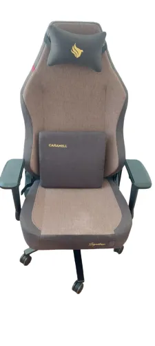Cadeira Gamerc Pichau Nova Signature Caramel, Marrom Cor Caramelo Material