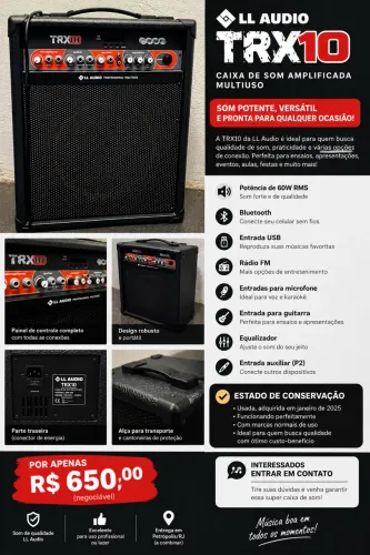 Caixa de Som amplificada