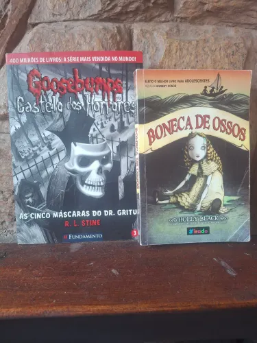 2 livros de terror e suspense leves com literatura infantojuvenil.