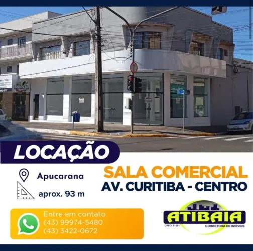 Imóvel para aluguel tem 100 metros quadrados em Centro - Apucarana - PR