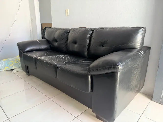 Fofa lonado preto confortável 