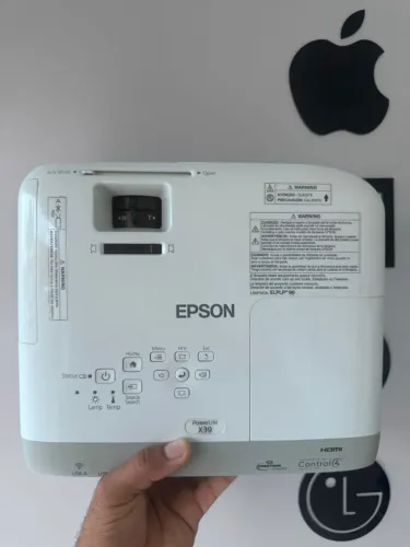 Projetor Epson PowerLite X39 - 3500 Lumens XGA HDMI (Modelo H855A). Em Excelente Estado