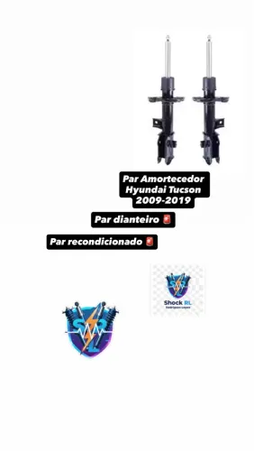 Par de Amortecedor Hyundai Tucson 