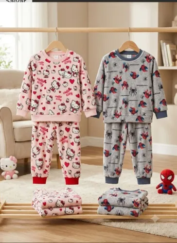 Pijamas infantil quentinhos