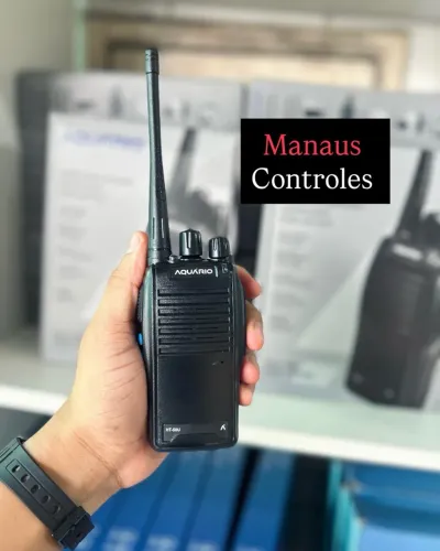 Rádio Comunicador Walkie Talkie Aquário