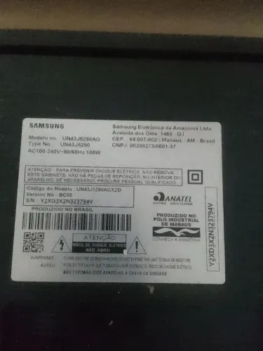 Tv sansung smart 43 polegadas modelo UN43J5290AG