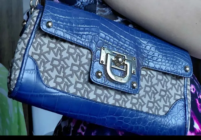Bolsa DKNY ORIGINAL AZUL 