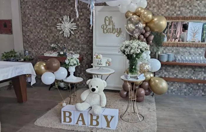 Decoração baby cha